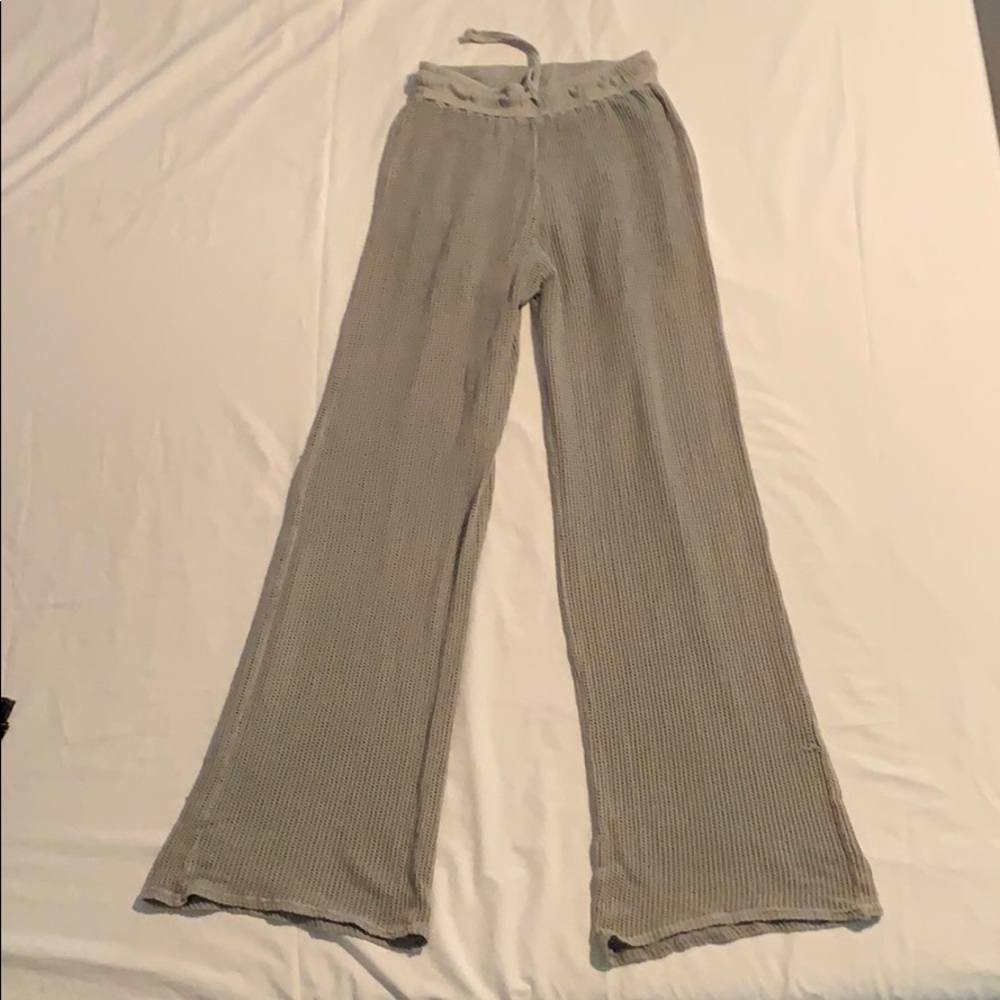 T Party Fashion Gray Mesh Sweatpants